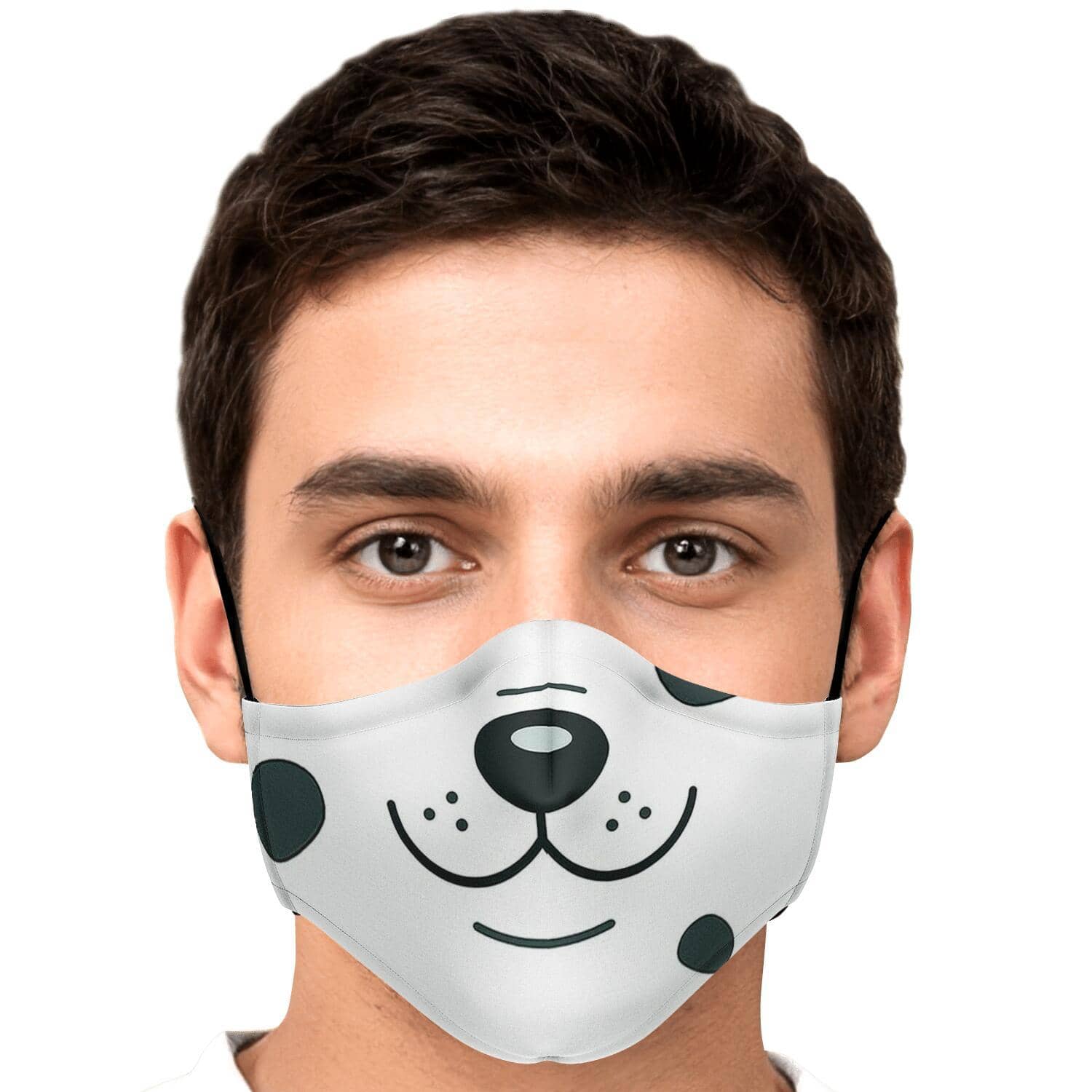 Spotted Doggie Face Mask-Fashion Face Mask - AOP