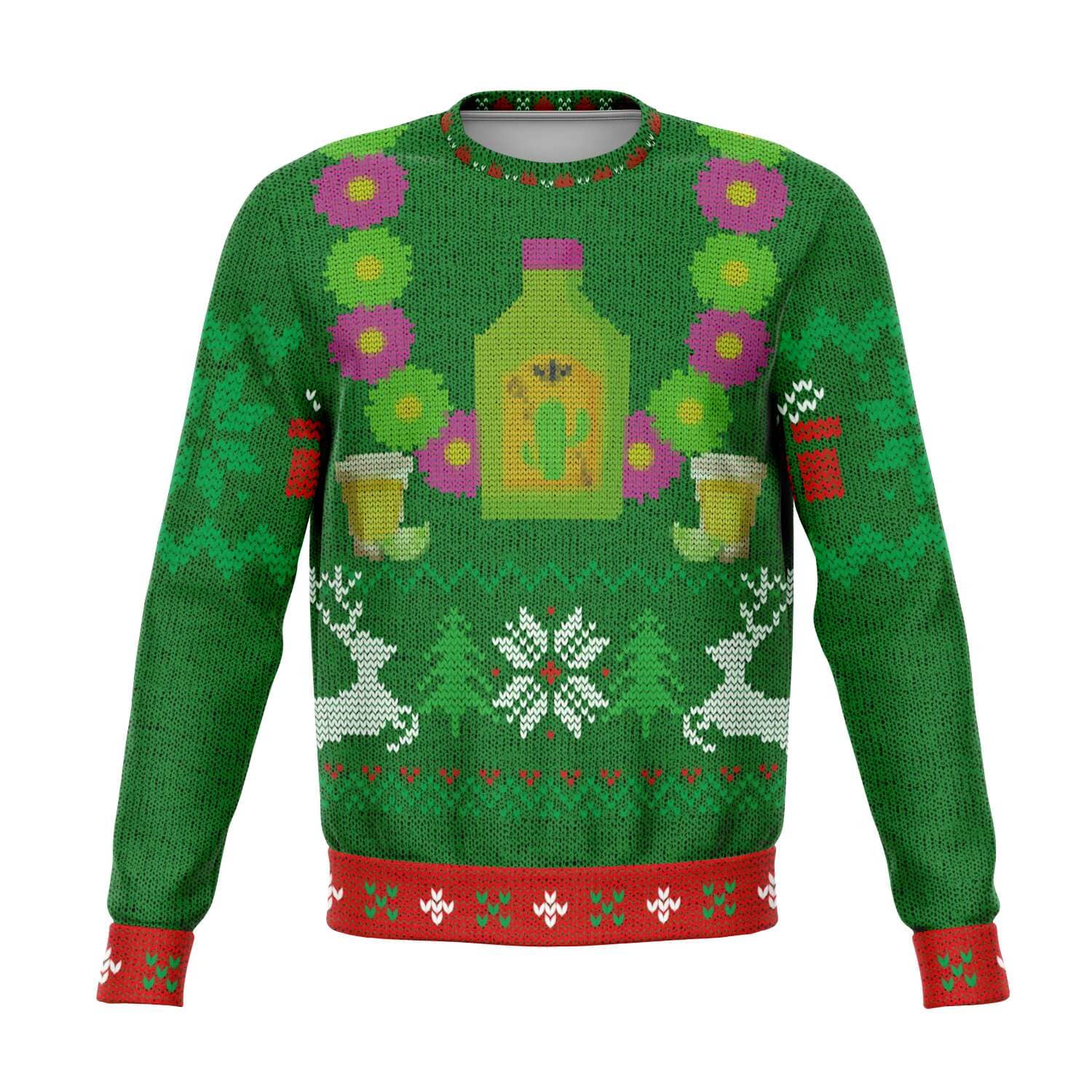 A Tequila Christmas Ugly Christmas Sweater-Ugly Christmas Sweater
