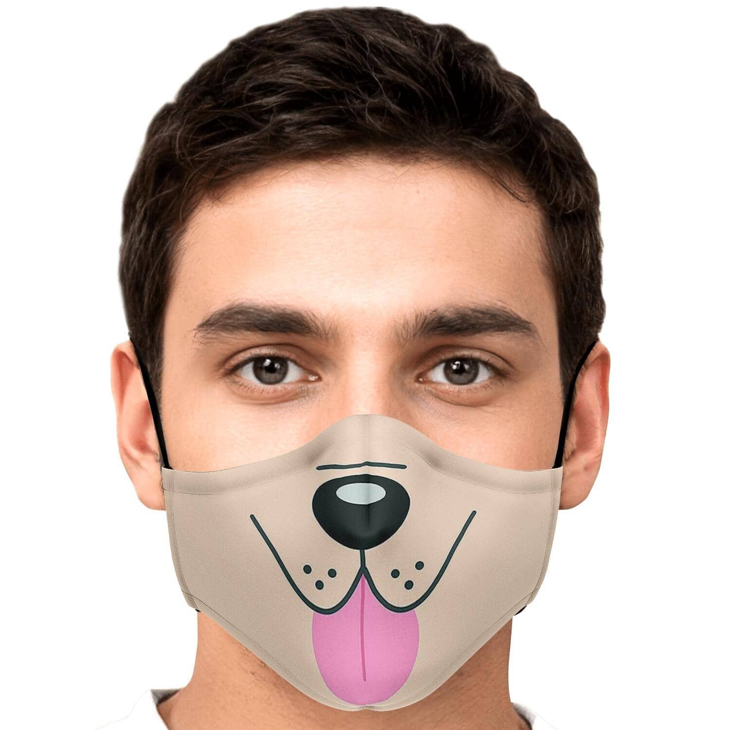 Dog Tongue Face Mask-Fashion Face Mask - AOP