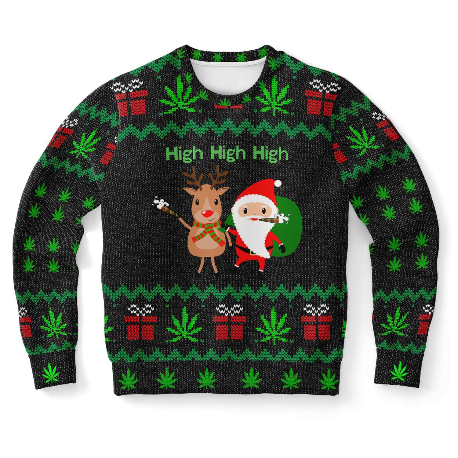 High High High Ugly Christmas Sweater-Ugly Christmas Sweater