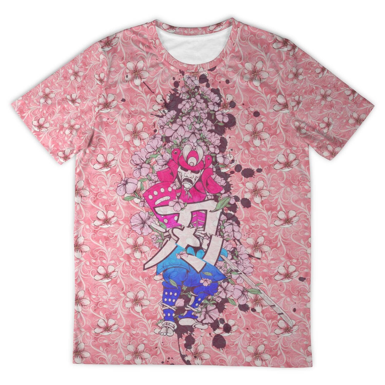 Cherry Blossom Samurai Unisex Shirt-Shirts & Tops