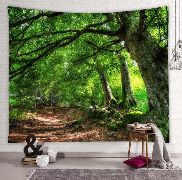 Tall Trees Forest Tapestry-Decorative Tapestries