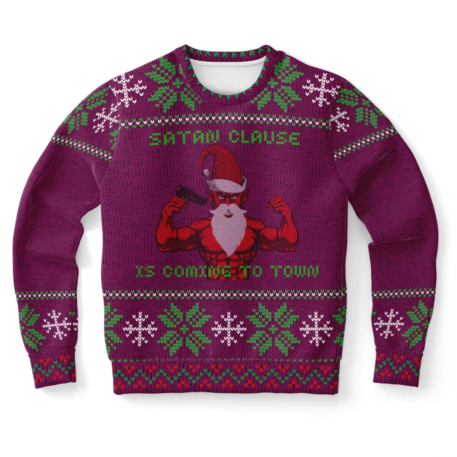 Satan Clause Ugly Christmas Sweater