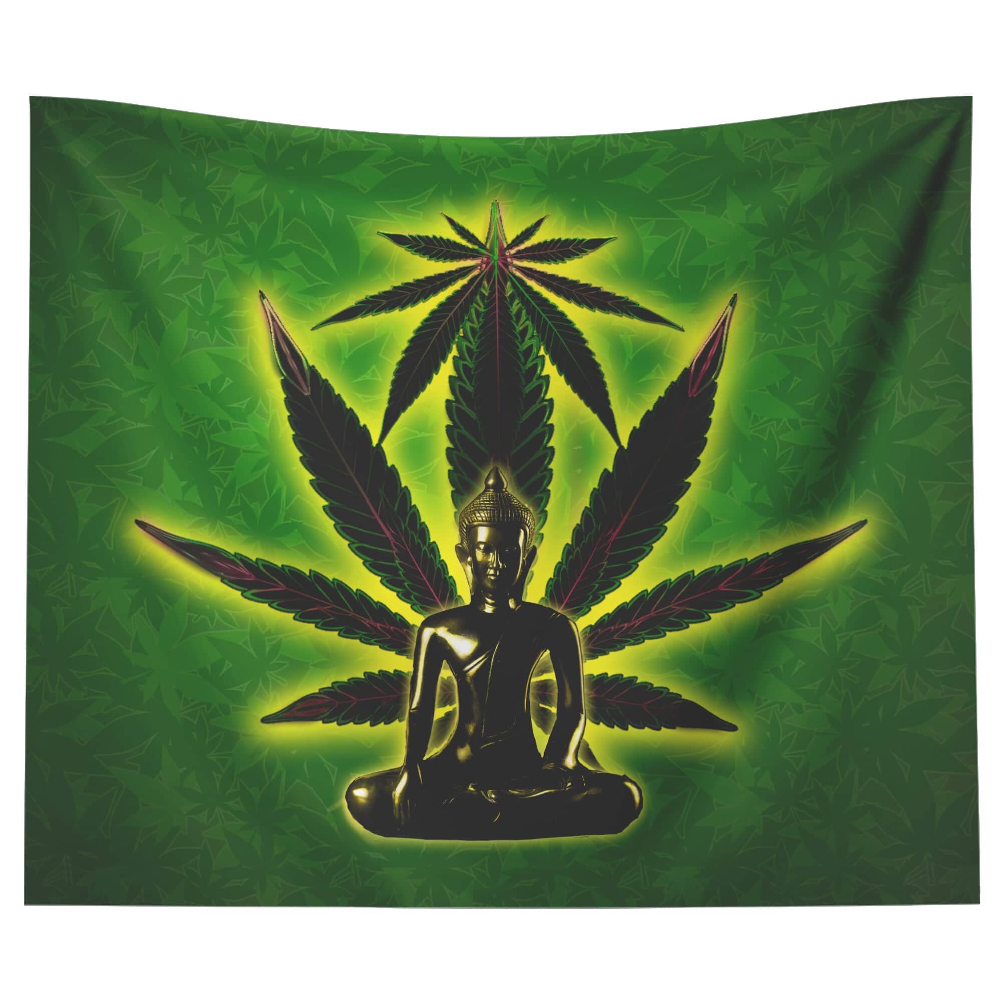Black Buddha Strain Tapestry
