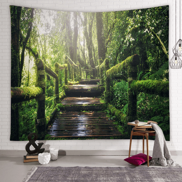 Willow Glade Forest Tapestry-Decorative Tapestries