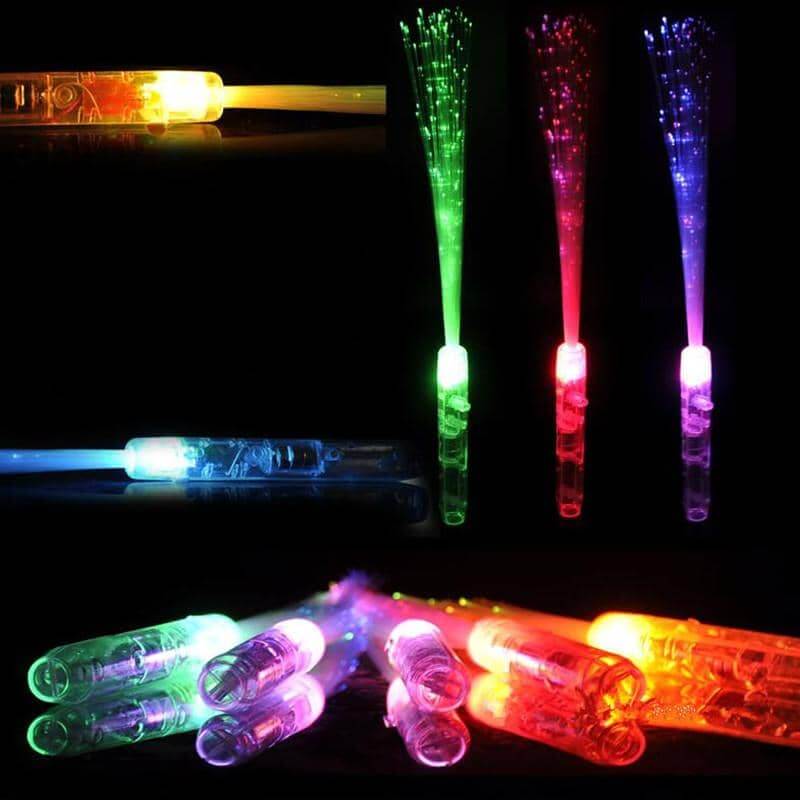 Light Up Fiber Optic Sticks 20 Pieces-Lights & LEDs