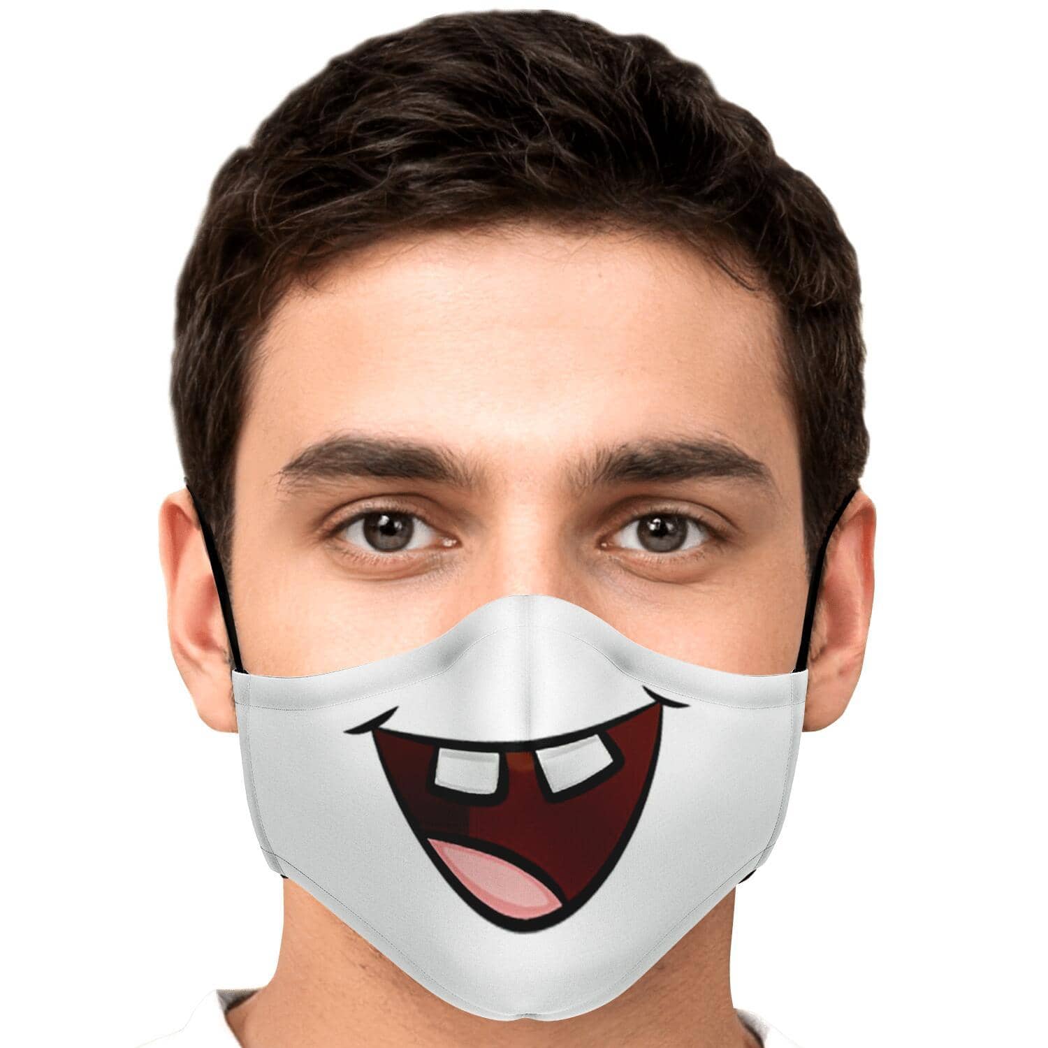 Missing Teeth Smile Face Mask