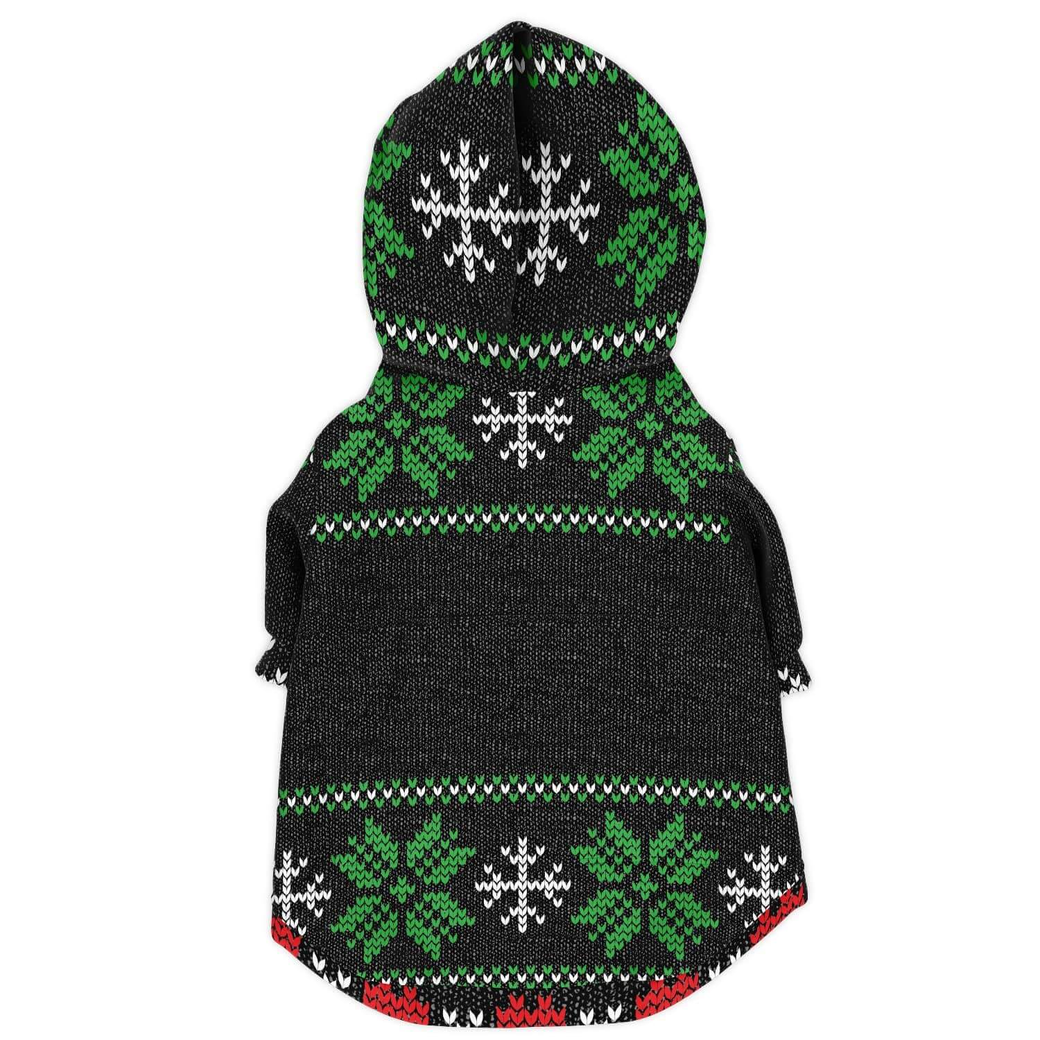 Custom Ugly Christmas Sweaters for Dogs-Fashion Dog Zip-Up Hoodie - AOP