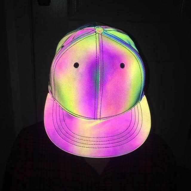 Full Reflective Snapback Cap-Head Gear