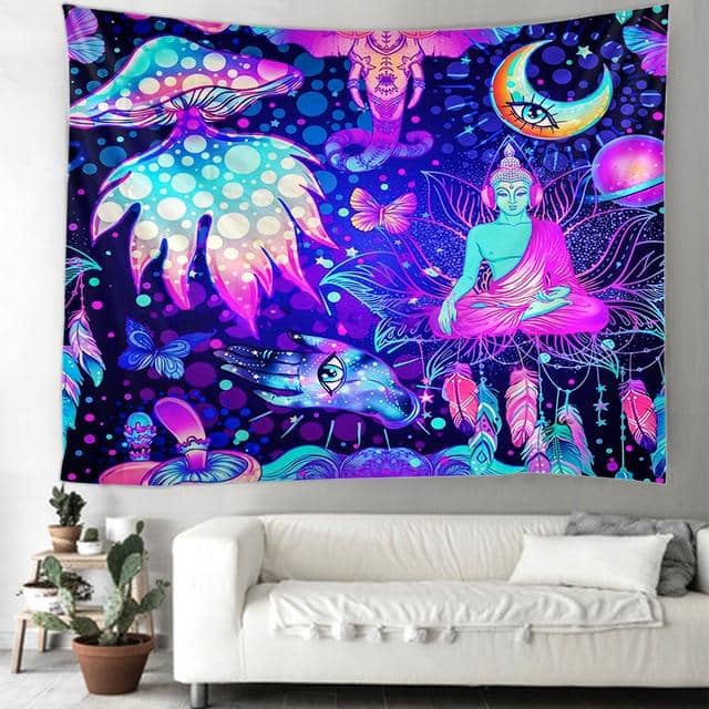 Psychedelic Mix Tapestry-