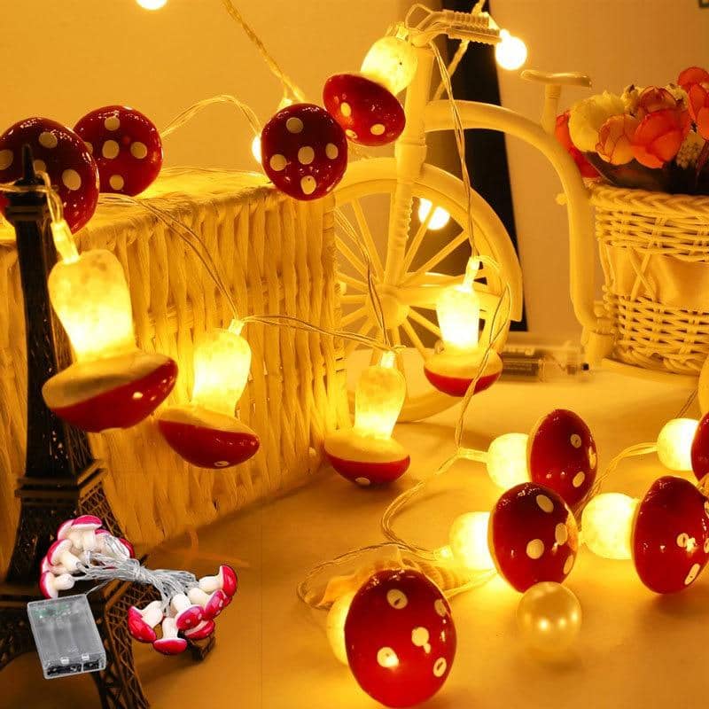 Mushroom Toadstool Amanita Muscaria LED Lights-Lights & LEDs