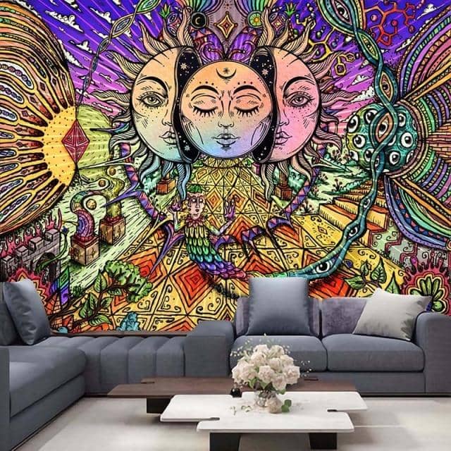 Psychedelic Internal Moon of The Sun-