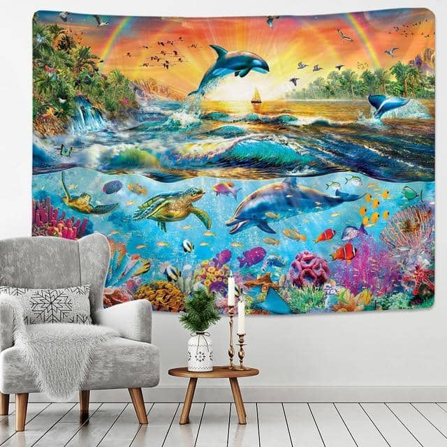 Under The Sea Festival Tapestry-Decorative Tapestries