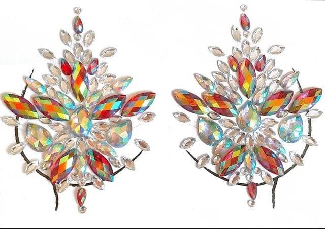 Crystal Nipple/Breast Pasties-Festival Wear