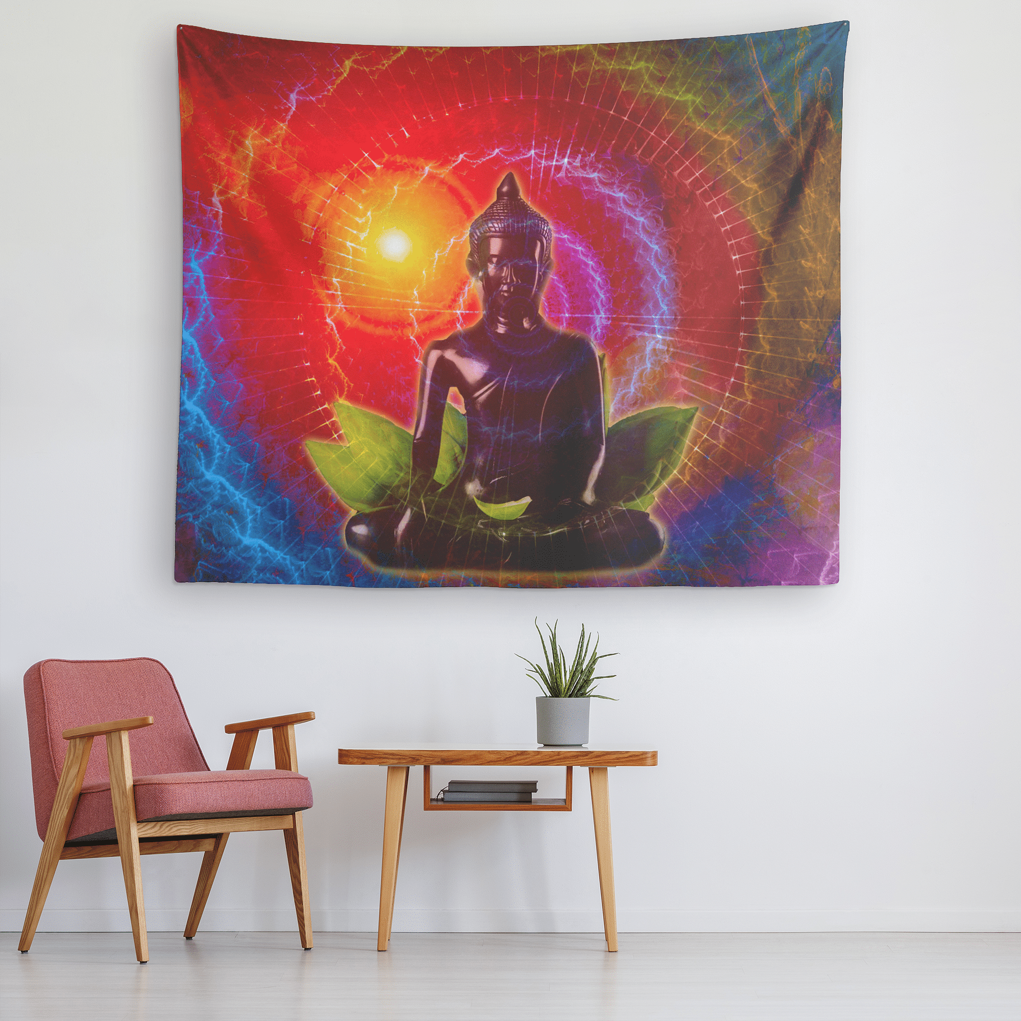 Buddha in the Sky Tapestry-Decorative Tapestries