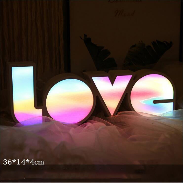 LOVE LED Wall Decor