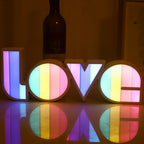 LOVE LED Wall Decor