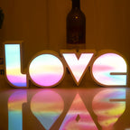 LOVE LED Wall Decor