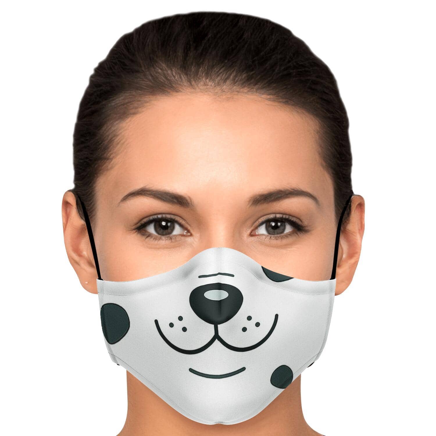 Spotted Doggie Face Mask-Fashion Face Mask - AOP