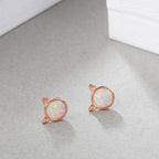 Cat Ears Stud Earrings-Jewelry