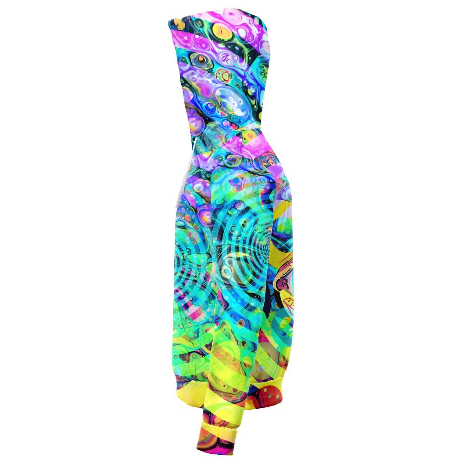 Hypnotic Mushrooms Zip Hoodie-Hoodies