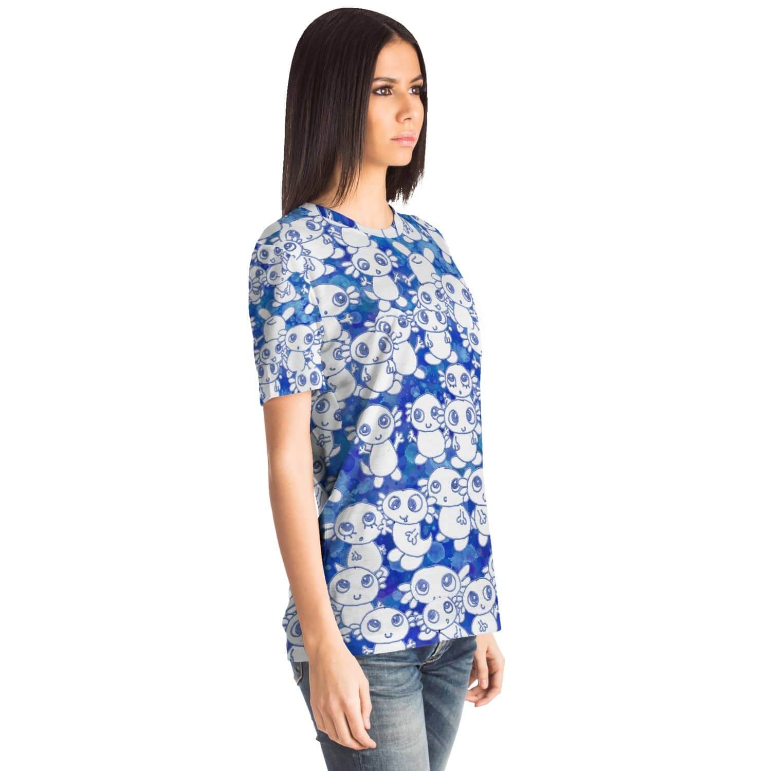 Blue Axoltl Party T Shirt-
