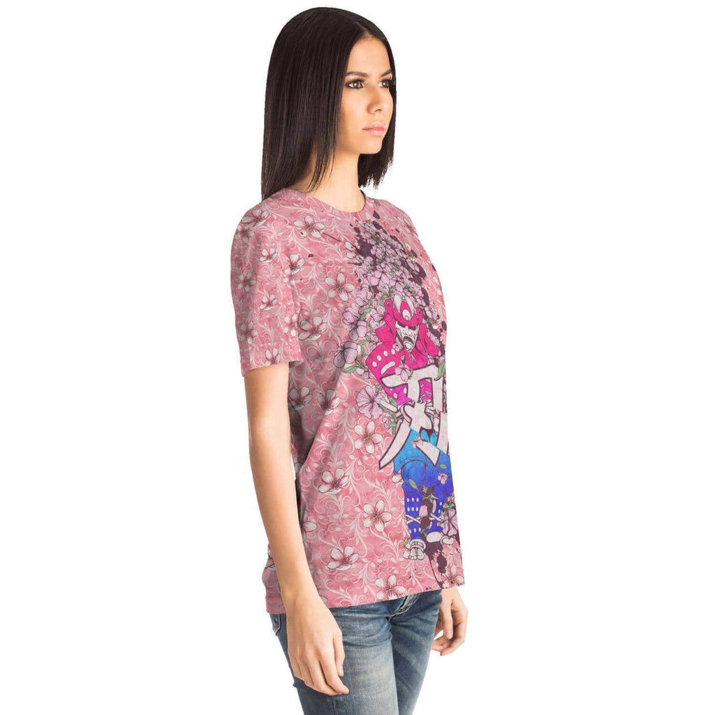 Cherry Blossom Samurai Unisex Shirt-Shirts & Tops