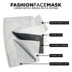 Abstract Colors Printed Face Mask-Fashion Face Mask - AOP