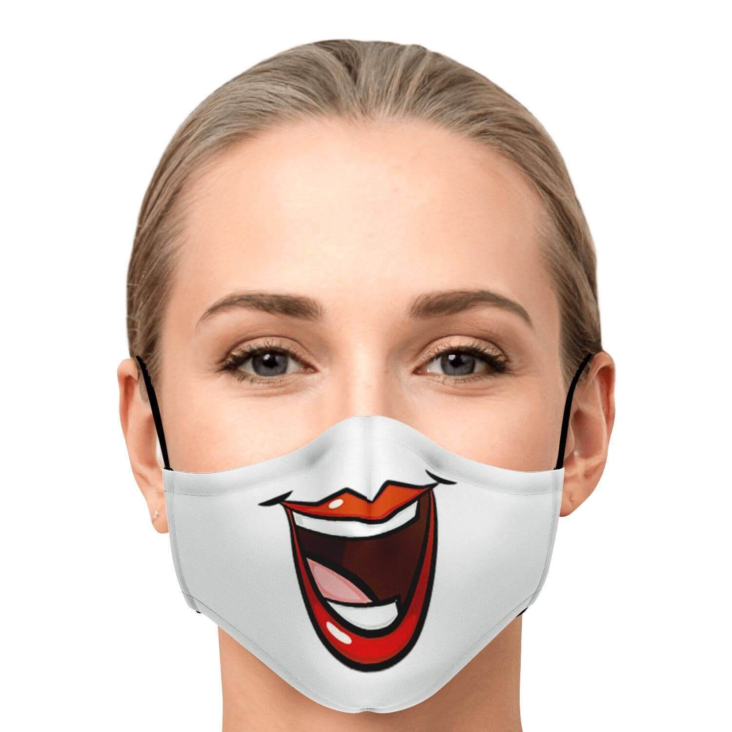 Huge Smile Fase Mask-Fashion Face Mask - AOP