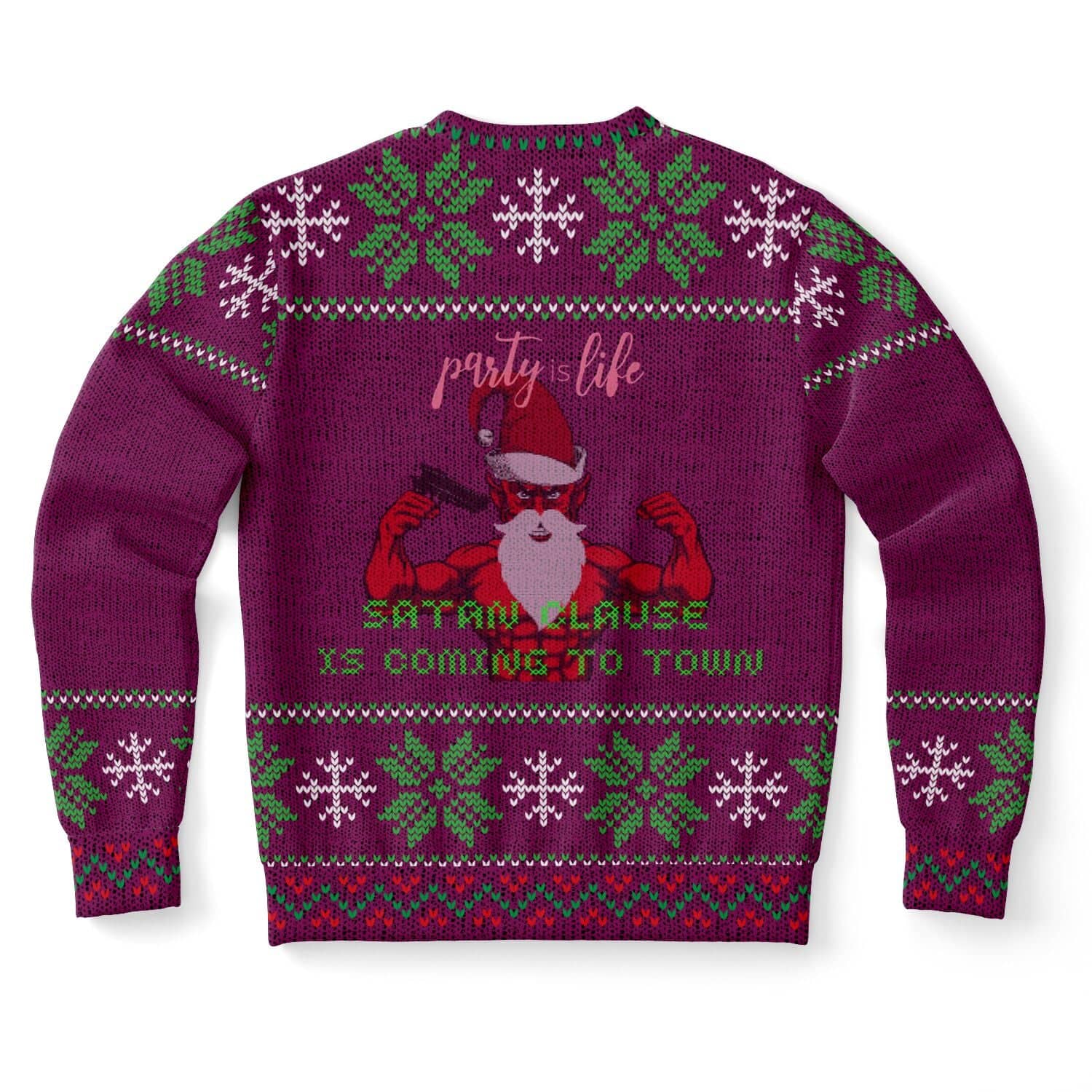Satan Clause Ugly Christmas Sweater