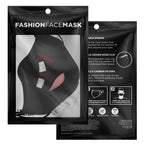 Missing Teeth Smile Face Mask - Black