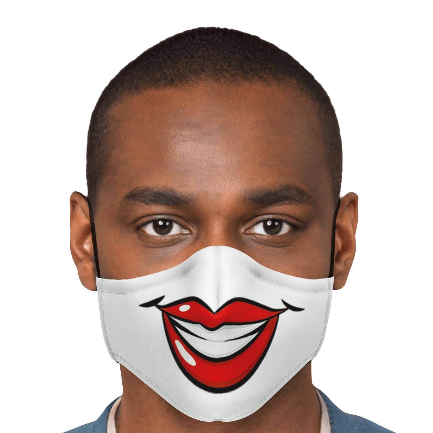 Big Smile Face Mask-Fashion Face Mask - AOP