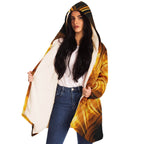 Gold Fire Cloak-Microfleece Cloak - AOP