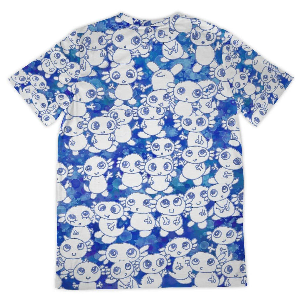 Blue Axoltl Party T Shirt-