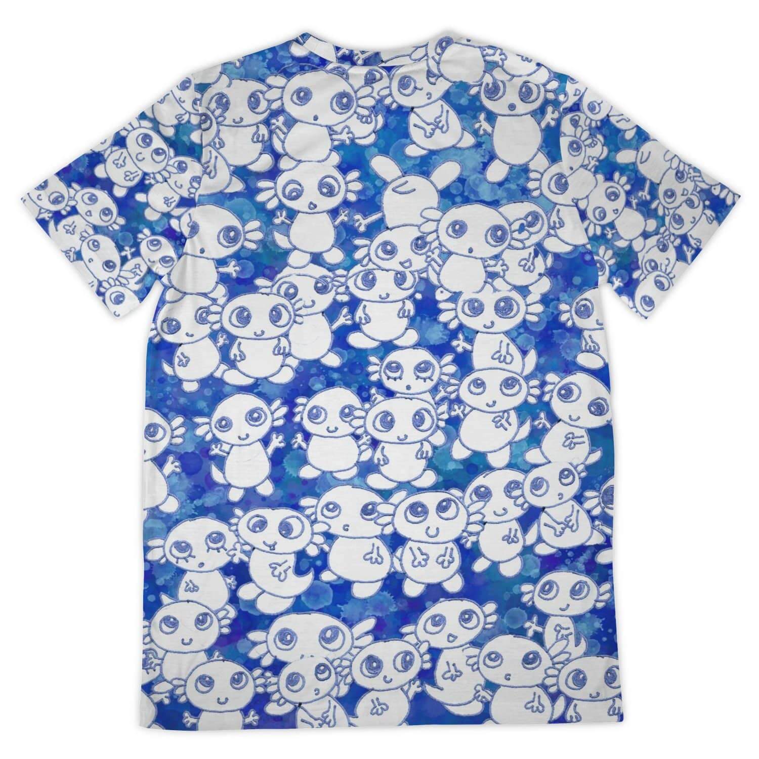 Blue Axoltl Party T Shirt-