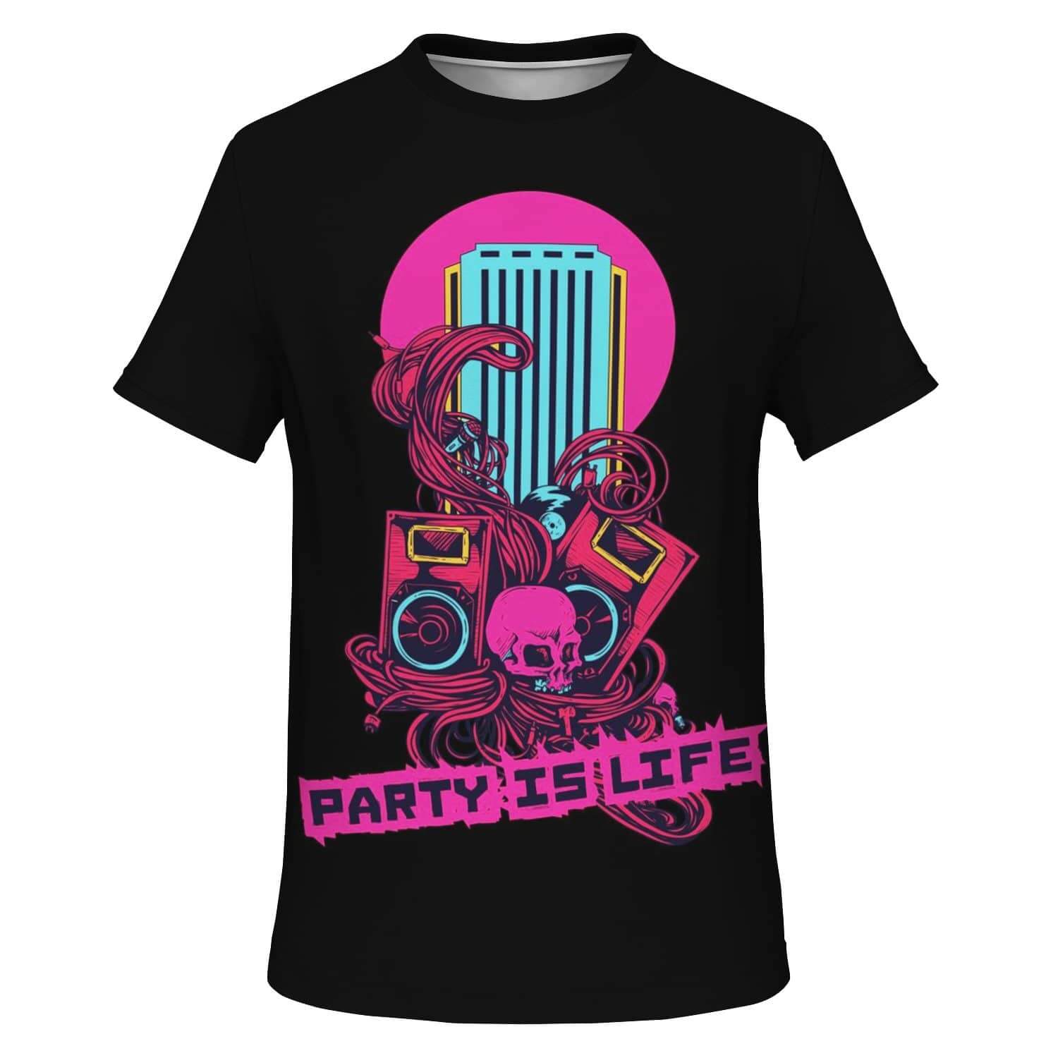 Black 'Till Party Do Us Part Unisex T-Shirt-Shirts & Tops