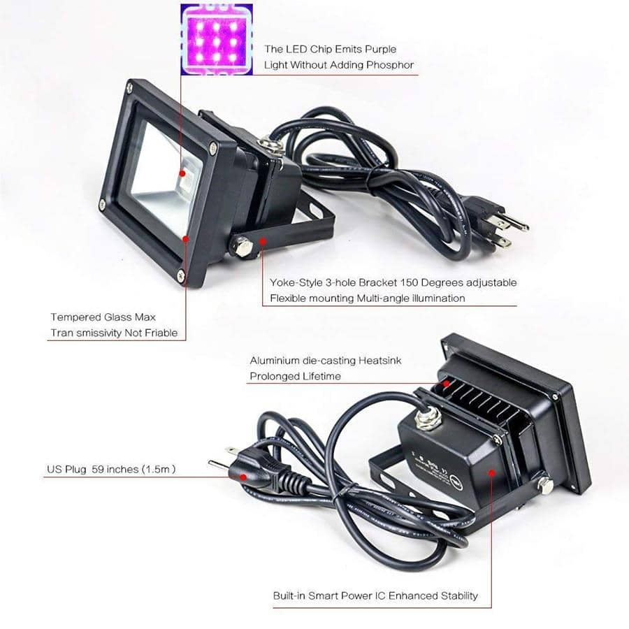 Outdoor/Indoor Waterproof UV Blacklight