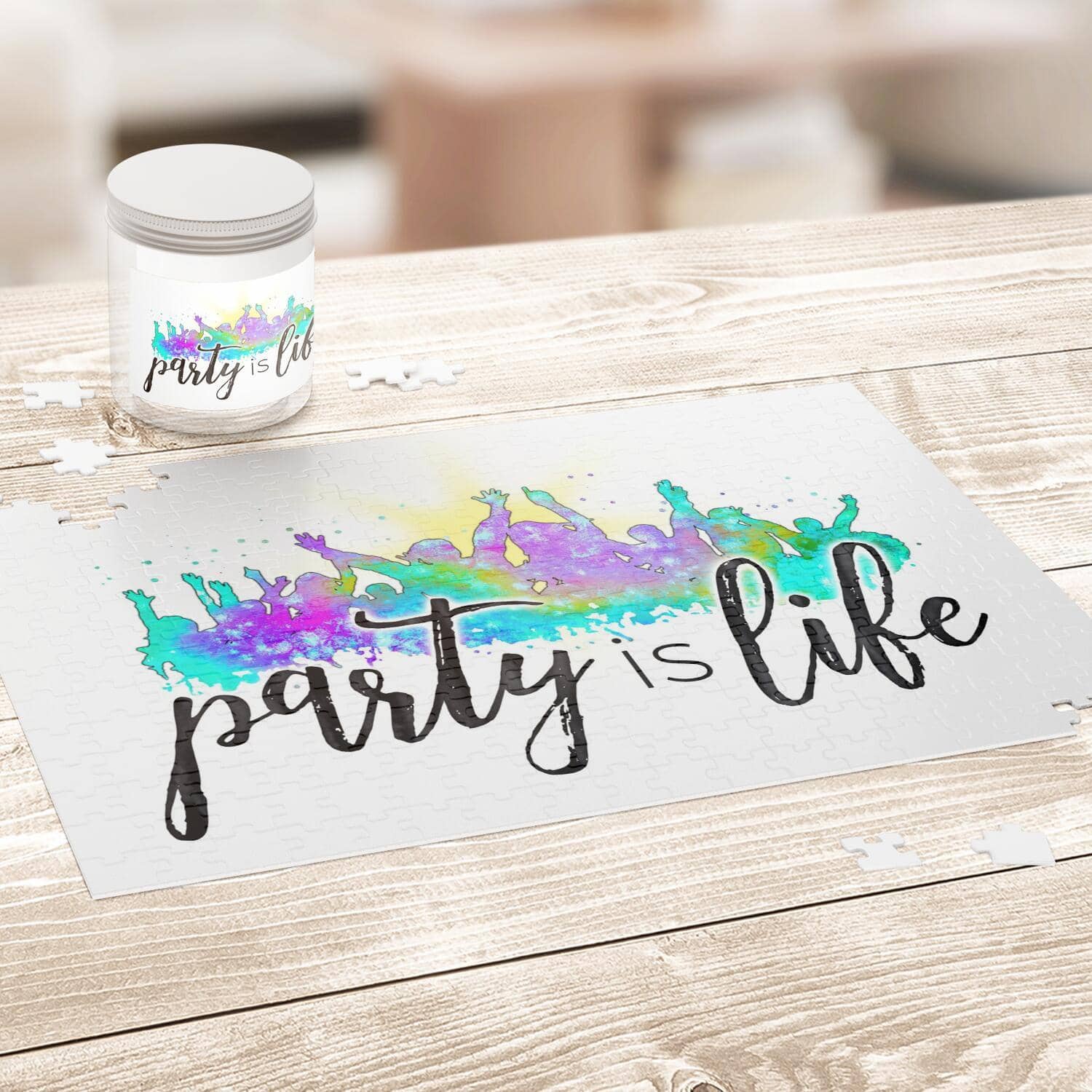 Party is Life Jigsaw Puzzle-Jigsaw Puzzle - AOP