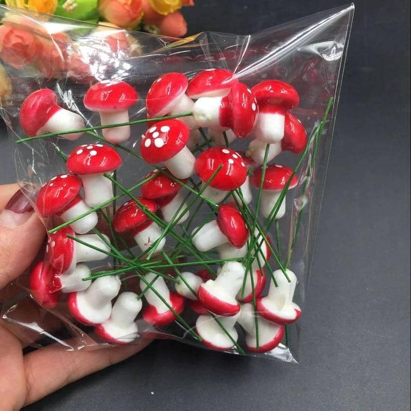 Amanita Muscaria Mushroom Decoration-LED Light Bulbs