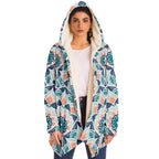 Orange Blue East Serenity Cloak-Microfleece Cloak - AOP