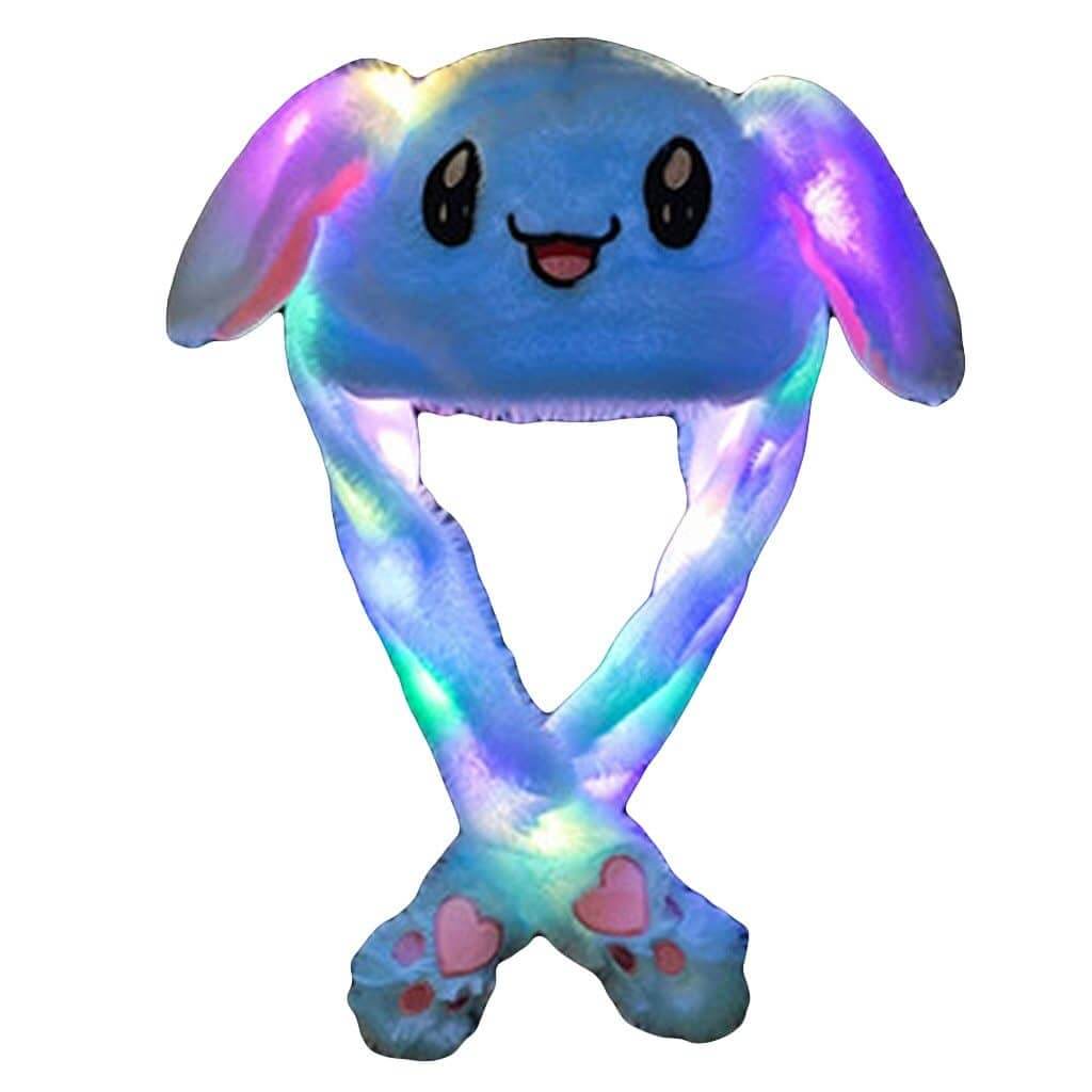 Cute Flashing Move-able Ears Hat-Lights & LEDs