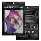 Axolitl the Partyin' Axolotl Printed Face Mask-Fashion Face Mask - AOP