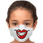 Big Smile Face Mask-Fashion Face Mask - AOP