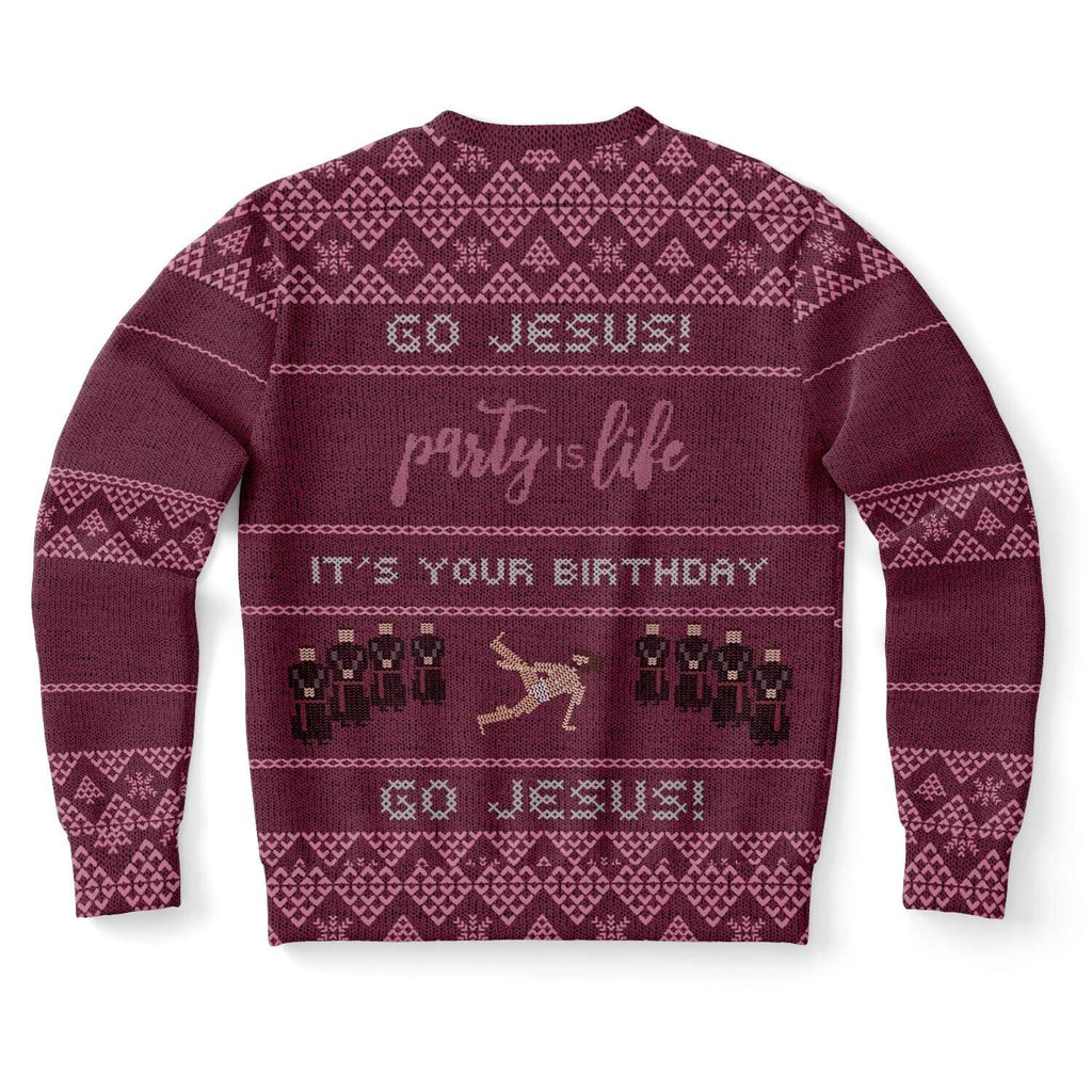Go Jesus, It's your Birthday! Ugly Christmas Sweater-Ugly Christmas Sweater