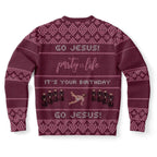 Go Jesus, It's your Birthday! Ugly Christmas Sweater-Ugly Christmas Sweater