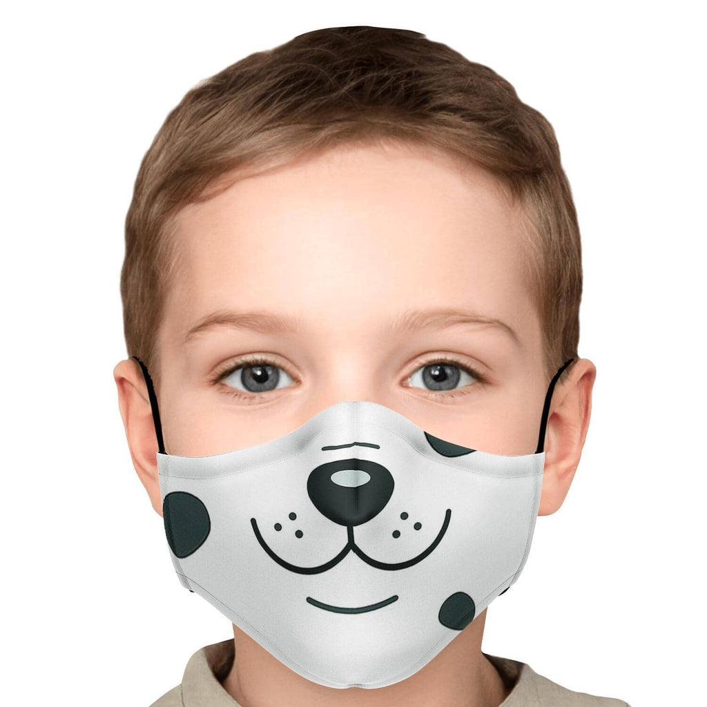 Spotted Doggie Face Mask-Fashion Face Mask - AOP