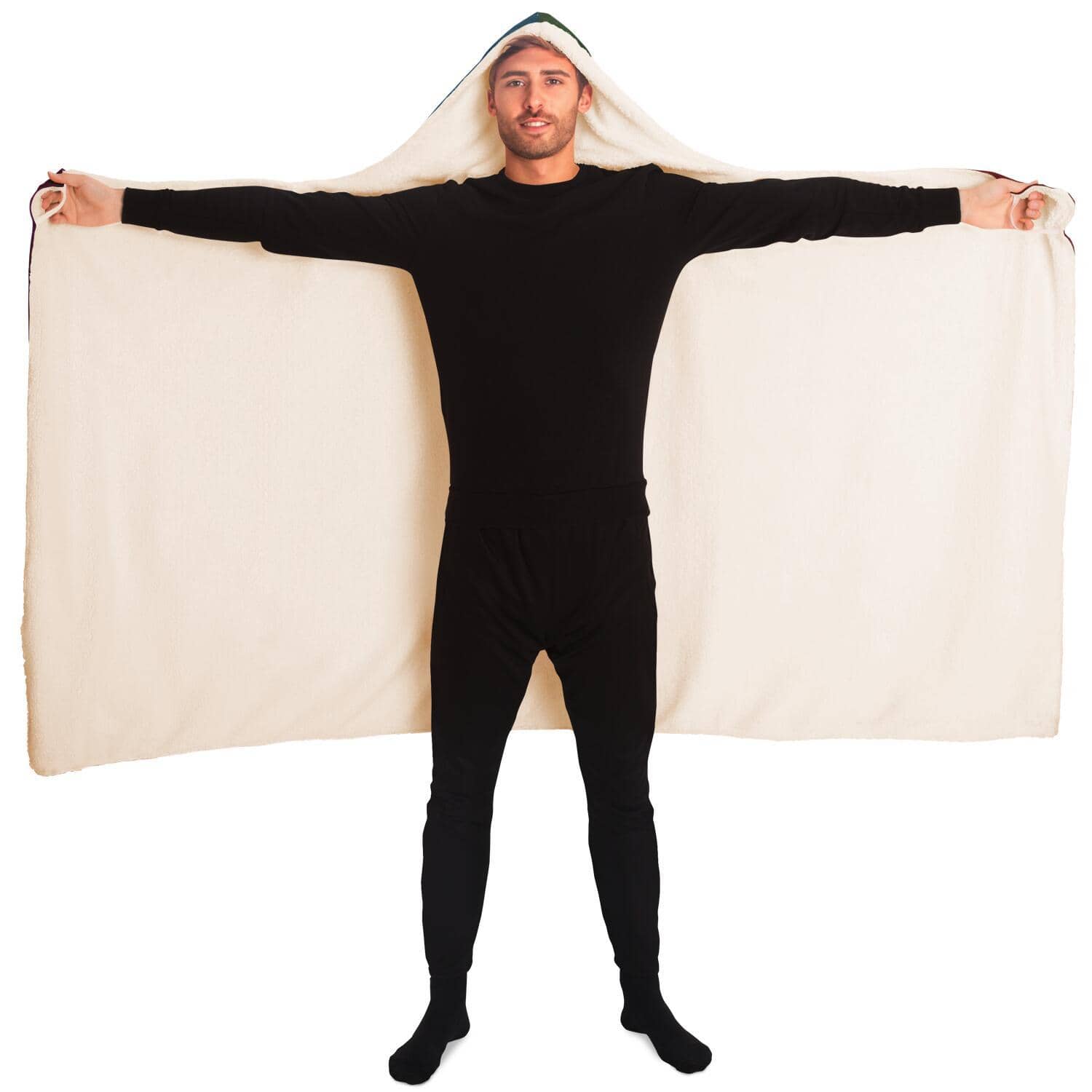 Mushroom Glow Hooded Blanket-Hooded Blanket - AOP