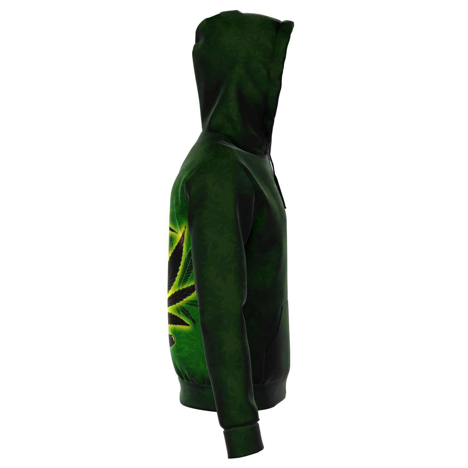 Black Buddha Strain Zip Hoodie