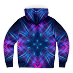 Kaleidoscope Microfleece Zip-Up Hoodie-Hoodies