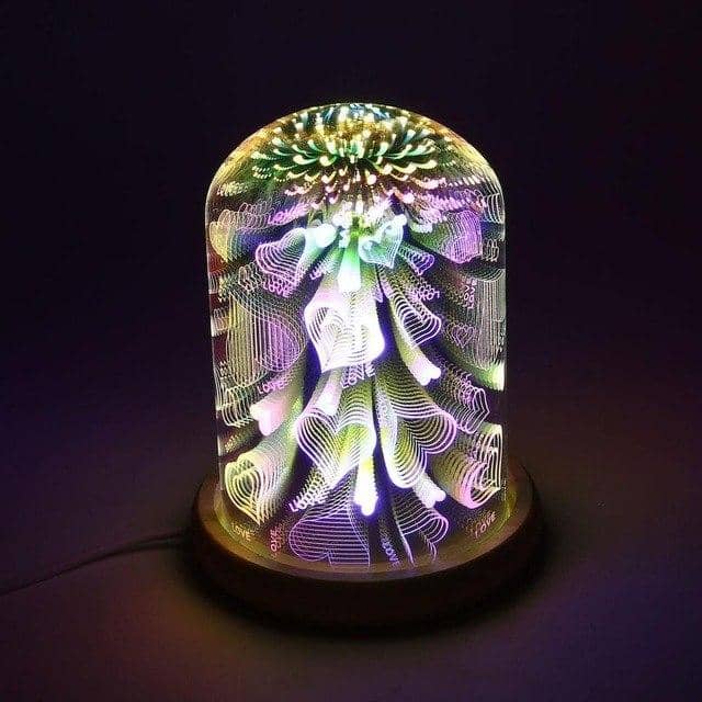 3D Glass Covered LED Lamp-Lights & LEDs